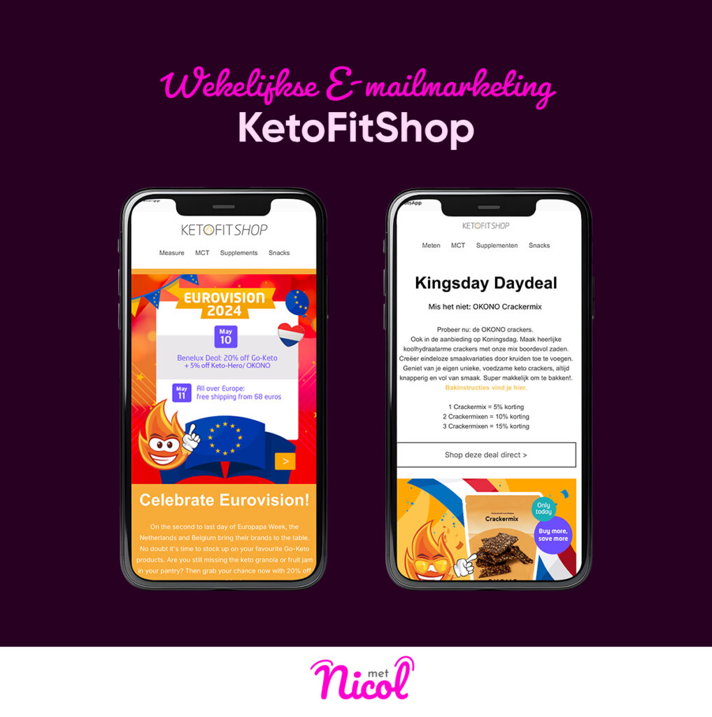 KetoFitShop emailmarketing uitbesteden